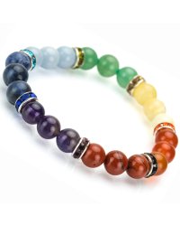 Bransoletka z naturalnych kamieni 7 chakr 