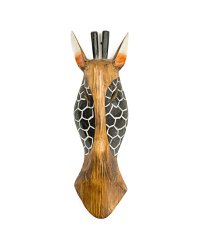 Drewniana rzeźba – unikalna maska zwierzęcia z Bali 50cm 