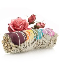 Biała Szałwia Kalifornijska  +  7 Płatków Róży – Oczyszczenie i Harmonia