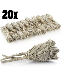 Biała Szałwia Kaliforniańska pochodnia do oczyszczania 20szt