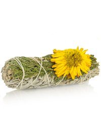 Biała szałwia Kalifornijska Salvia Apiana cedr i kwiat kocanka