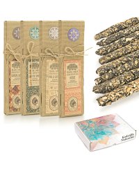 Kadzidła Naturalne Banjara zestaw 4 zapachów- zestaw prezentowy