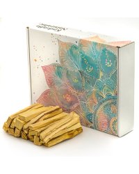 PALO SANTO święte drzewo drewno kadzidło 200g - zestaw prezentowy