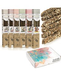 Kadzidełka rzemieślnicze Vijayshree – zestaw prezentowy 6 zapachów