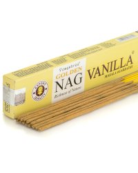 Kadzidełka pyłkowe Vijayshree Golden Nag - wanilia