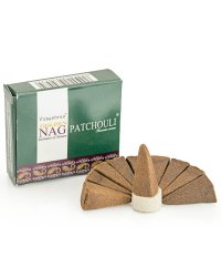 Kadzidełka stożkowe Vijayshree  +  Podstawka – Paczula