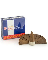 Kadzidełka stożkowe Vijayshree  +  Podstawka – Darshan