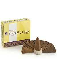 Kadzidełka stożkowe Vijayshree  +  Podstawka – Wanilia