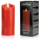 Świeca Led Cortina 12,5cm - Czerwony