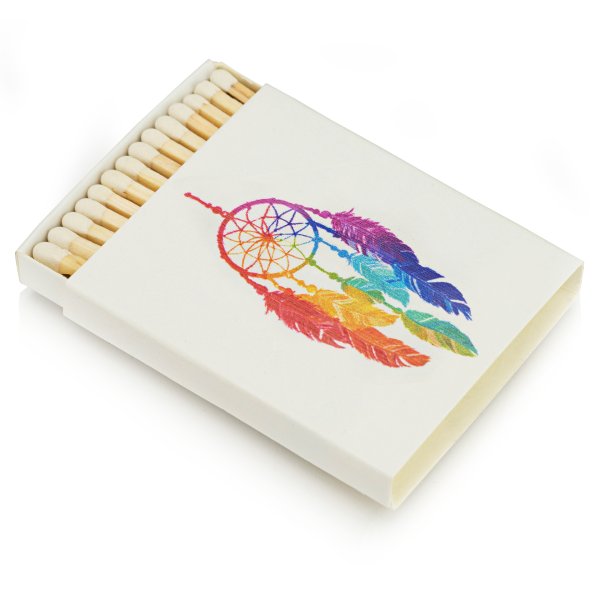 Zapałki dekoracyjne z motywem łapacza snów